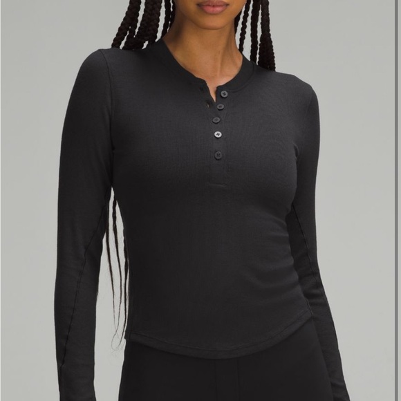 Lululemon Hold Tight Long-Sleeve Henley - Picture 2 of 4